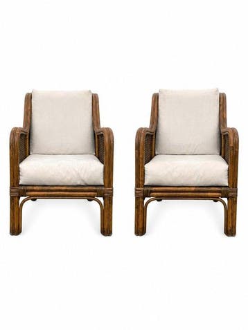 Fauteuil - Silkwood, Rattan - Twee loungestoelen