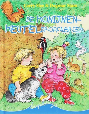 De Konijnenkeuteldropfabriek / Voor kinderen die van dieren, Verzenden, Zo goed als nieuw, Carry Slee