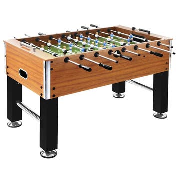 vidaXL Voetbaltafel 60 kg 140x74,5x87,5 cm staal lichtbruin, Verzenden