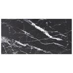 vidaXL Tafelblad 100x50 cm 6 mm gehard glas met marmeren, Verzenden, Nieuw