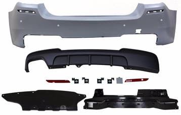 Carnamics Achterbumper | BMW 5-serie 10-13 4-d (F10) / 5-ser, Verzenden