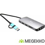 I-tec USB 3.0 USB-C/Thunderbolt 3x Display Metal Nano Dock, Computers en Software, Overige Computers en Software, Verzenden, Nieuw