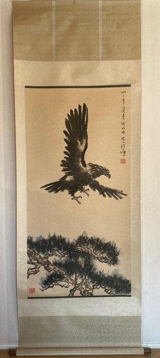 Inkt op papier, Vertical Axis Hanging Scrolls - Papier - Xu