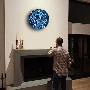 AVA Design - Hurricane blue mirror design premium