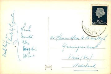 Schepen/ boten - Ansichtkaart (161) - 1900-1999, Gelopen