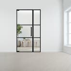 Steel look deur XL met zijlicht zonder kozijn, Doe-het-zelf en Bouw, Deuren en Vliegenramen, Verzenden, Nieuw