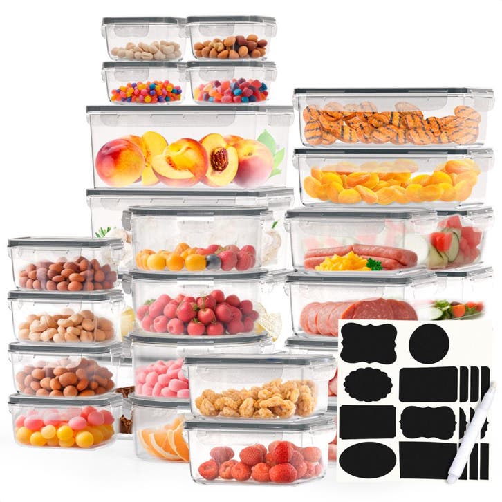 Avalo Vershoudbakjes  - Plastic - Met Deksel - 30 Delige set, Maison & Meubles, Cuisine| Tupperware, Envoi