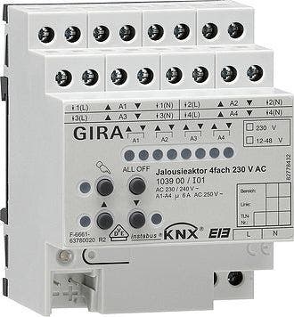 Gira KNX Jaloezie- en Rolluik-bussysteem DIN-rail - 103900, Verzenden, Nieuw