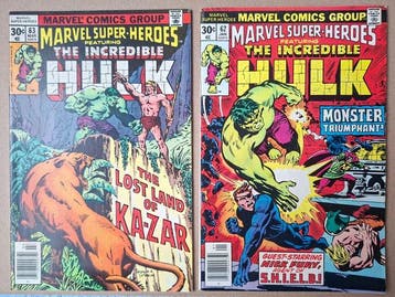 10 x Bronze-age Marvel comics. High-grade. Including UK, Boeken, Strips | Comics, Nieuw