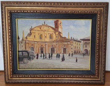 Luigi Boffa Tarlatta (1889-1965) - Le Dôme de Vigevano, Antiek en Kunst