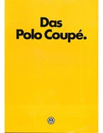1985 VOLKSWAGEN POLO COUPÉ BROCHURE DUITS, Nieuw