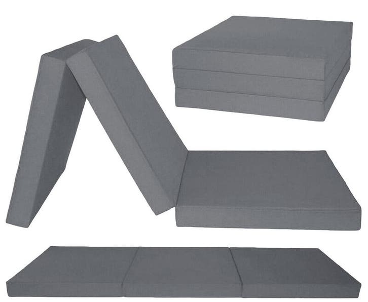 Opvouwbaar Matras 195x80 | Premium Grijs | OP=OP, Maison & Meubles, Chambre à coucher | Lits, Enlèvement ou Envoi