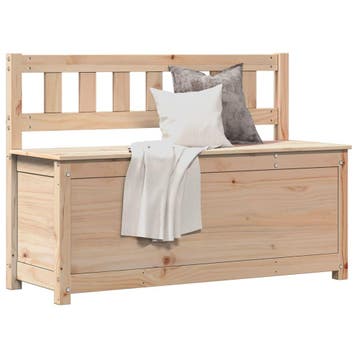 vidaXL Bankje 110x41x76,5 cm massief grenenhout, Verzenden, Nieuw