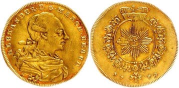 Duitsland, Brandenburg-Ansbach. Dukat 1779