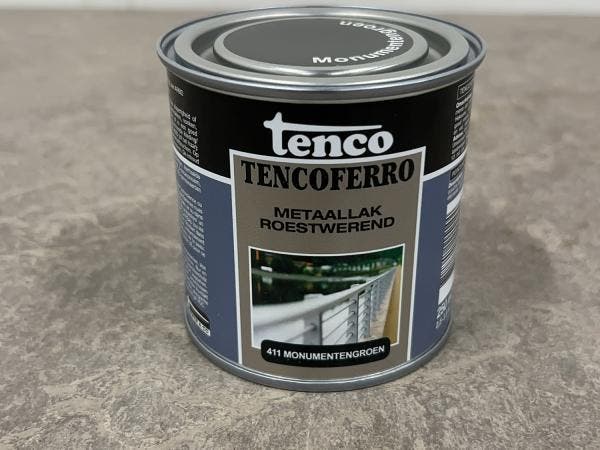 Veiling - 4x Tenco Ferro metaallak monumentengroen 250ml, Bricolage & Construction, Peinture, Vernis & Laque