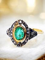 Sans prix de réserve - Bague - 9 carats Or jaune, Argent
