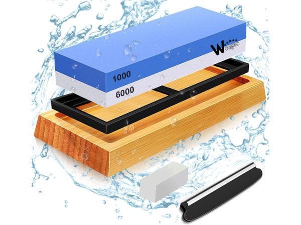 Veiling - Slijpsteen Set voor messen - Professionele 5 in 1, Huis en Inrichting, Keuken | Keukenbenodigdheden