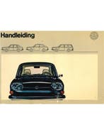 1971 VOLKSWAGEN 411 E INSTRUCTIEBOEKJE NEDERLANDS