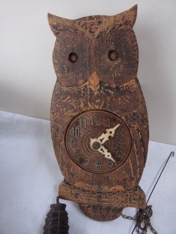 Horloge dite « Augenwender » - Antique Bois - 1910-1920 -