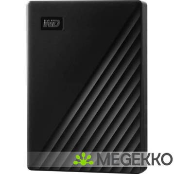 WD My Passport Portable HDD 6TB Zwart, Verzenden, Nieuw