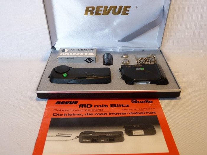 Minox / Revue Acmel MD Spioncamera, TV, Hi-fi & Vidéo, Appareils photo analogiques