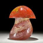 Aucun prix de réserve - Sculpture de champignon en jaspe, Antiquités & Art