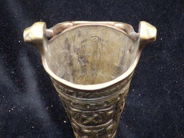 Bénitier - 1850-1900 - Bénitier antique en bronze, Antiquités & Art