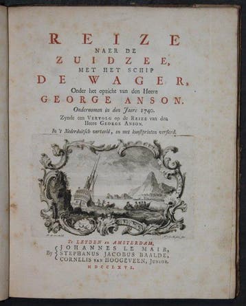 George Anson - Reize naer de Zuidzee, met het schip de, Antiek en Kunst