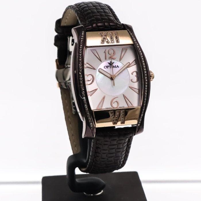Optima - Swiss Made Watch - OSL244-CRL-S-7 - Zonder, Handtassen en Accessoires, Horloges | Heren