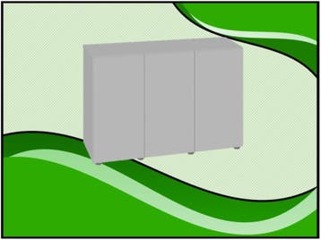Aquael OptiSet 120 grijs aquarium meubel (kasten, Meubels), Animaux & Accessoires, Verzenden, Overige typen