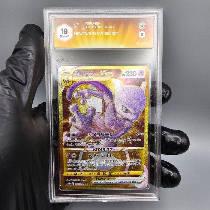 Pokémon Graded card - Mewtwo Vstar (Secret) UR - Graad 10, Hobby & Loisirs créatifs, Jeux de cartes à collectionner | Pokémon