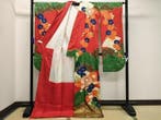 Uitzonderlijke Japanse zijden furisode kimono –