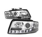 PHARES AUDI A4 B6 00-04 LED DAYLIGHT FOND CHROMÉ, Autos : Pièces & Accessoires, Verzenden