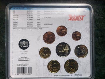 Frankrijk. Year Set (BU) 2022 Asterix (Zonder, Postzegels en Munten