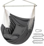 Hangstoel met 2 Kussens - Metalen Ketting - Voor Binnen en, Verzenden, Nieuw