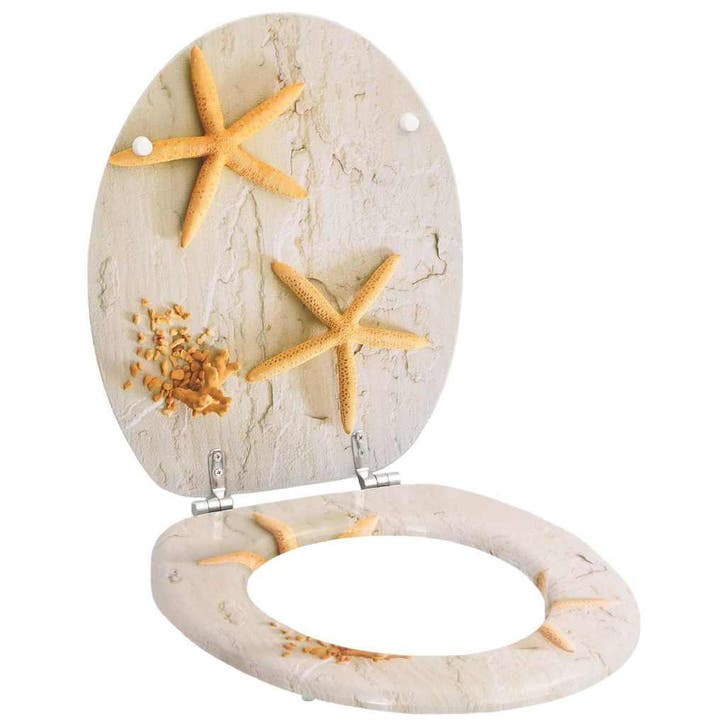 vidaXL Toiletbril zeester MDF, Doe-het-zelf en Bouw, Sanitair, Nieuw, Verzenden