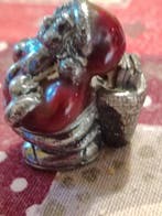 Sculpture, Babbo natale fiorentino - 4 cm - Argent 925