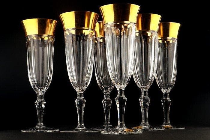 Josephinenhutte - Drinkservies - keizerin - Kristal, Antiquités & Art, Art | Objets design