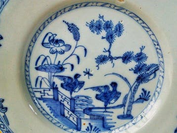 De Porceleyne Bijl (1657-1803) - Bord - Prachtige schotel