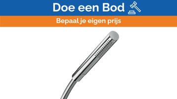 Bieden: Hansgrohe Axor Starck chrome handshower, Ophalen of Verzenden