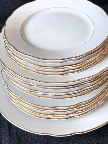 Service de table pour 6 - Porcelaine - Laveno / Richard