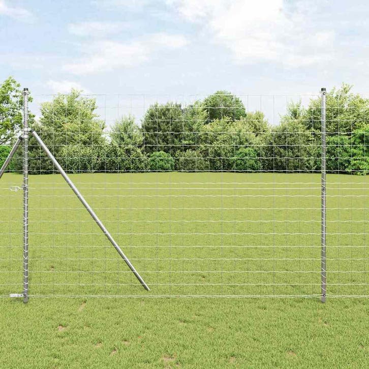 vidaXL Euro Hek 1,6 x 10 m PVC-gelaagd ijzer, Jardin & Terrasse, Clôtures de jardin, Envoi