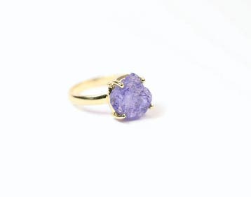 Tanzaniet Ring / rauw / nieuw- 3.12 g - (1)