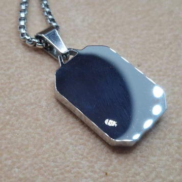 LAPISLAZULO. Natuurlijke steen. - Ketting met hanger -, Verzamelen