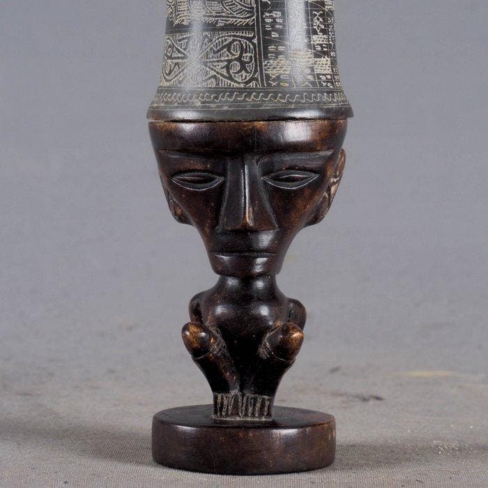 Antieke Batak Pustaha Medicijnhouder – Toba Sumatra – Tribal, Antiek en Kunst, Kunst | Niet-Westerse kunst