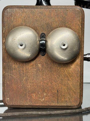 Atea Antwerp - Analoge telefoon - Hout, Bakeliet, Metaal