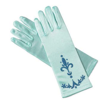 Prinsessenjurk - Frozen handschoenen - Zacht Blauw - Kleedje, Kinderen en Baby's, Carnavalskleding en Verkleedspullen, Verzenden