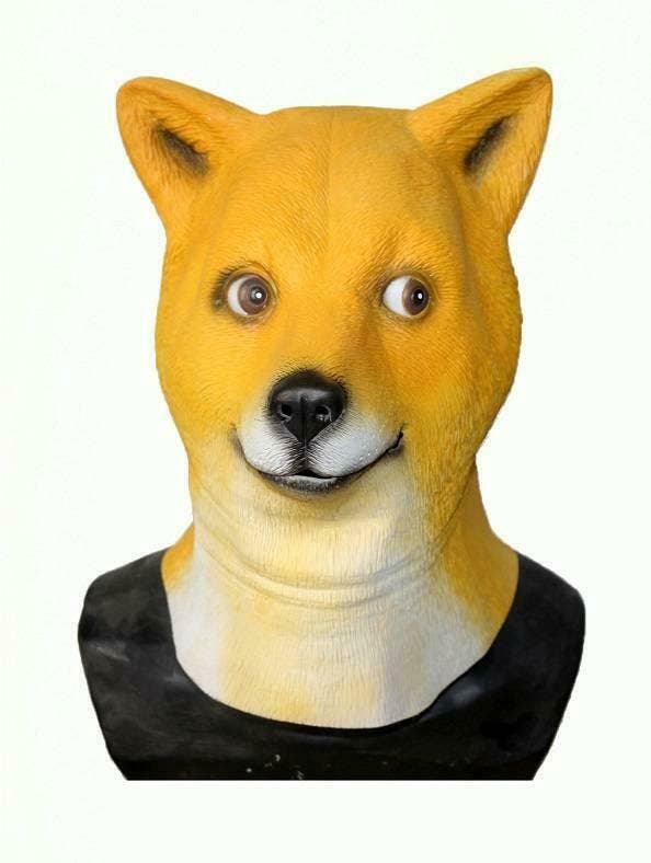 Hondenmasker Akita, Hobby en Vrije tijd, Feestartikelen, Verzenden