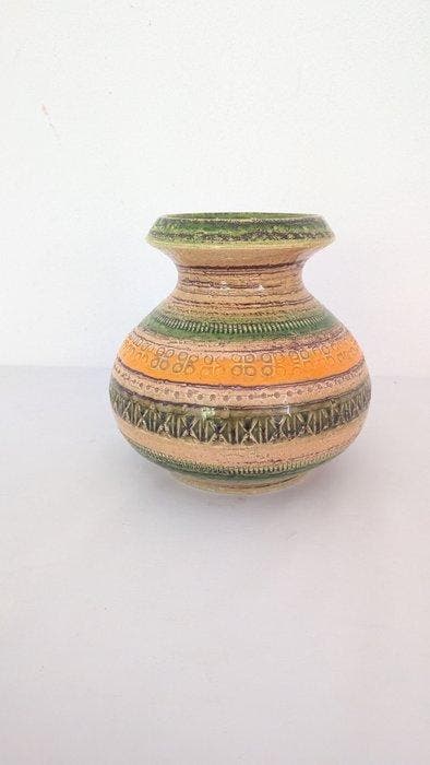 Bitossi, Cer Paoli - Aldo Londi - Vaas - Keramiek - SAHARA, Antiek en Kunst, Antiek | Glaswerk en Kristal