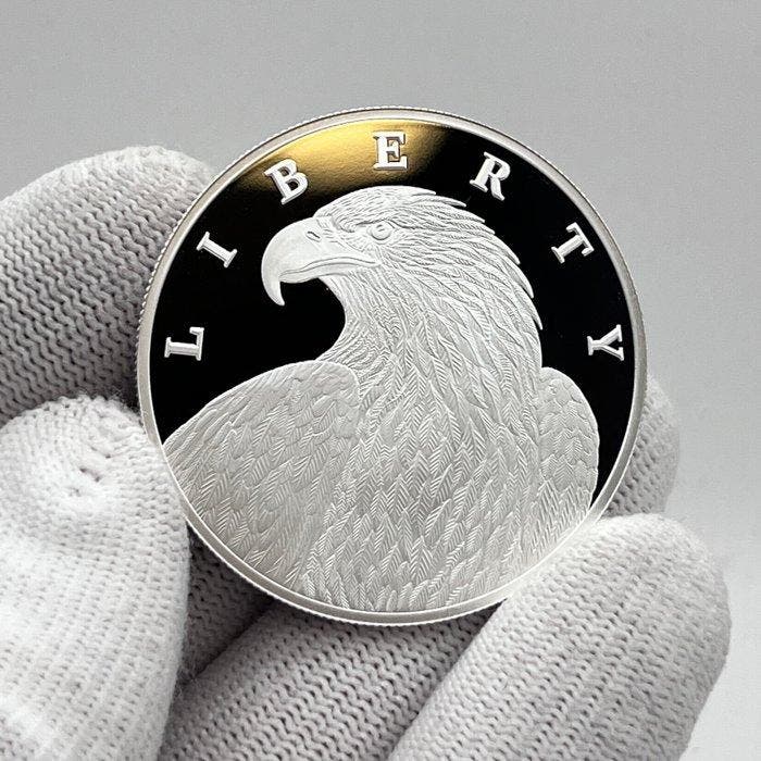 United Crypto States. 2023 – Liberty Eagle – 1 oz Silver, Postzegels en Munten, Munten | Europa | Niet-Euromunten